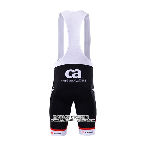 2017 Maillot Ciclismo Trek Segafredo Noir et Blanc Manches Courtes et Cuissard